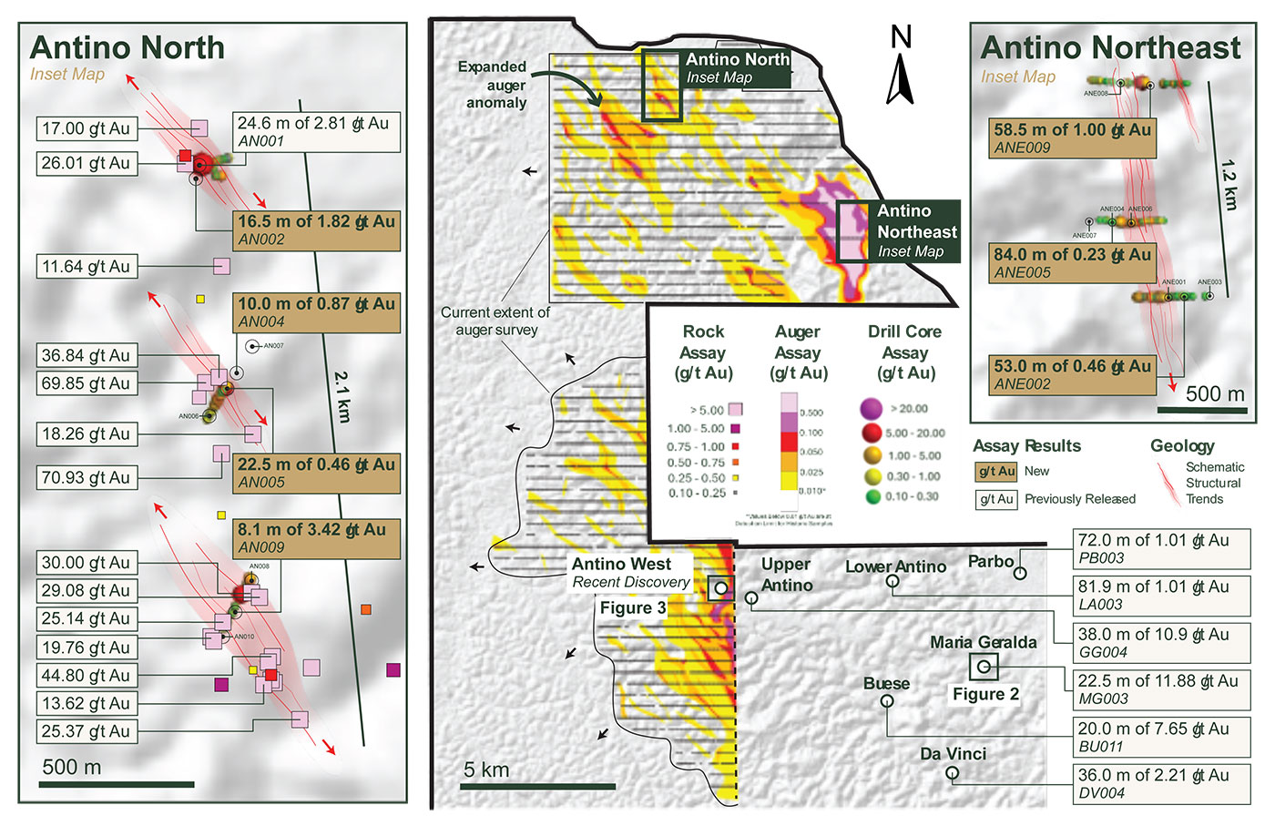 Antino North and Antino Northeast Plan Map